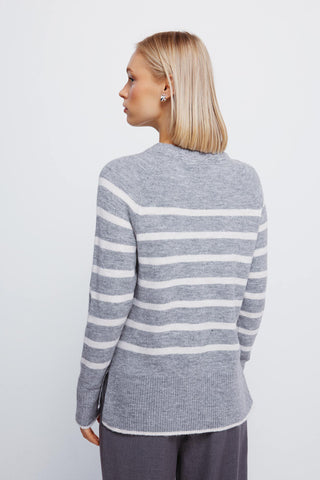 Sudadera Cuello Redondo Detalle Trenzado