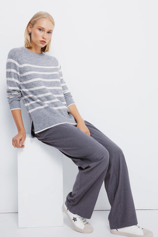 Sudadera Cuello Redondo Detalle Trenzado