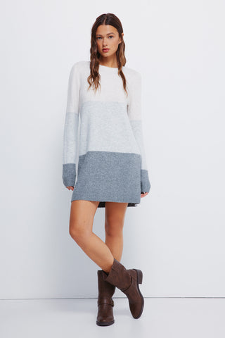 Ribbed Long Sleeve Dress