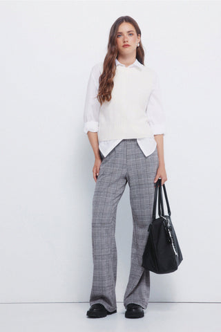 Chaleco sin Mangas de Punto Trenzado