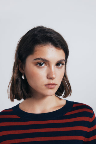 Sudadera Cuello Redondo con Detalle Botones