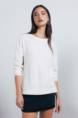 Sudadera Manga Larga con Cristales