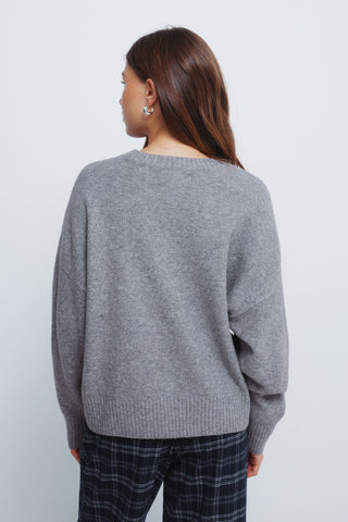 Sudadera Cuello Redondo Detalle Canalé