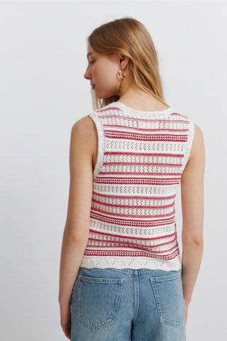 Striped Thread Top.