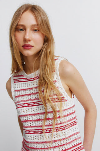Striped Thread Top.