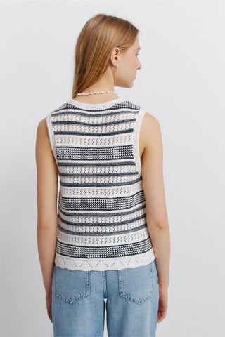 Striped Thread Top.