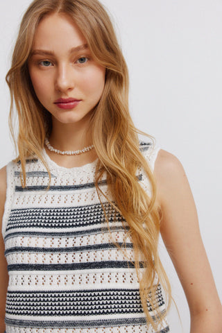 Striped Thread Top.