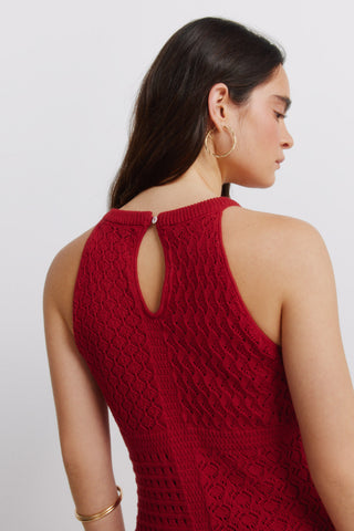 Square Pointelle Dress.