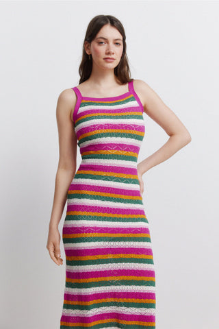 0.5.Gym.M.Vestido Midi Rayas.