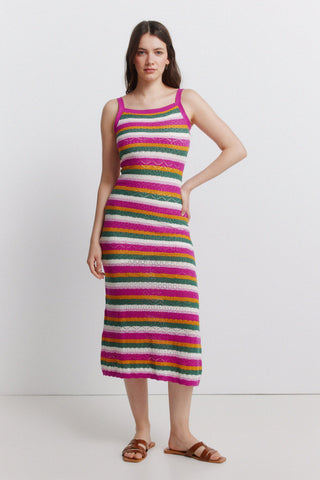 0.5.Gym.M.Vestido Midi Rayas.