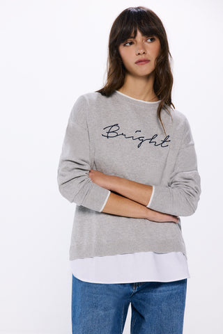 Sudadera Gráfica Bright Bordado