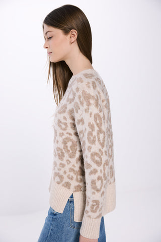 Sudadera con Estampado Animal Print