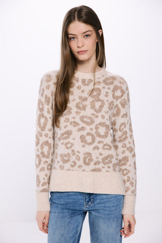 Sudadera con Estampado Animal Print