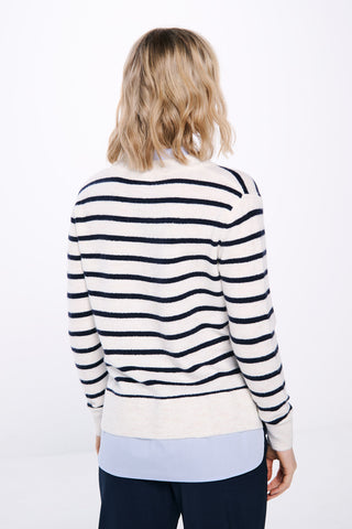 Sudadera Combinada Cuello V