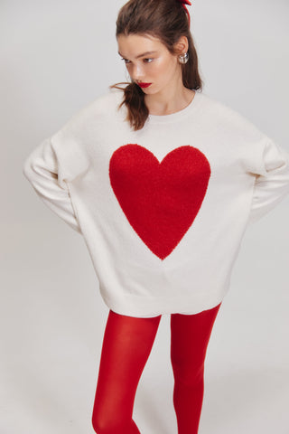 Sudadera con Diseño de Corazón