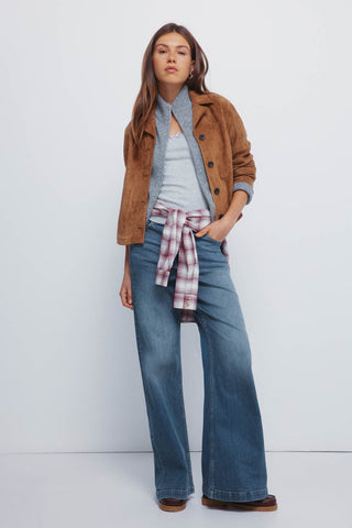 Cárdigan Cuello Alto con Cremallera