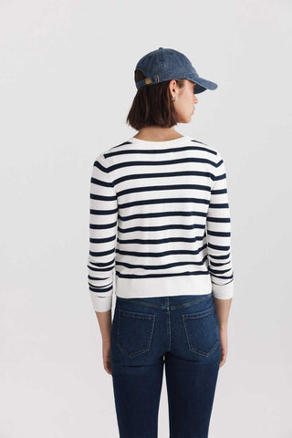 Chaqueta Corta de Punto con Botones