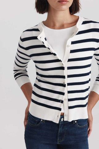 Chaqueta Corta de Punto con Botones