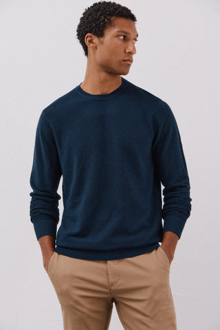 Sudadera Cuello Redondo Detalle Acanalado