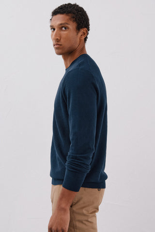 Sudadera Cuello Redondo Detalle Acanalado