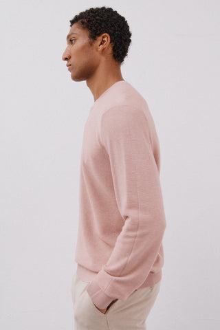 Sudadera Cuello Redondo Detalle Acanalado