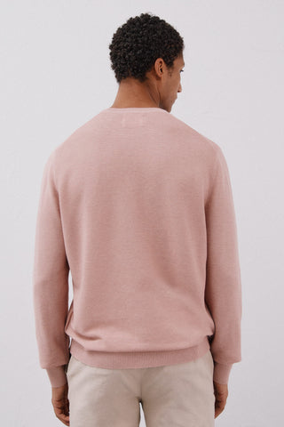 Sudadera Cuello Redondo Detalle Acanalado