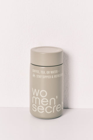 Small Metallic Bottle with Logo