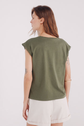 Camiseta Manga Corta con Gráfico