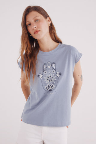 Camiseta Manga Corta con Gráfico