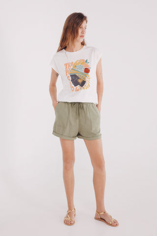 Camiseta Manga Corta con Gráfico