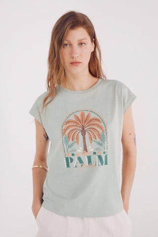 Camiseta Manga Corta con Gráfico
