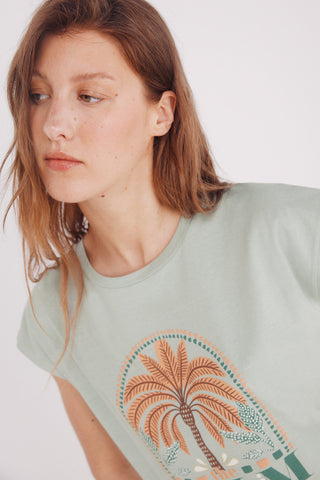 Camiseta Manga Corta con Gráfico