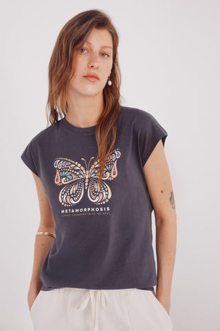 Camiseta Manga Corta con Gráfico