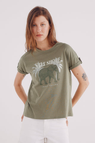 Camiseta Manga Corta con Gráfico