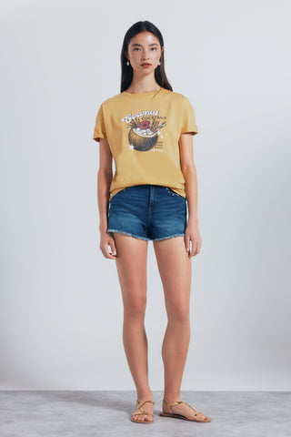 Camiseta Manga Corta con Gráfico