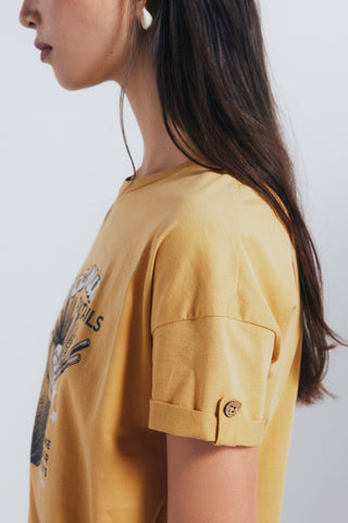 Camiseta Manga Corta con Gráfico