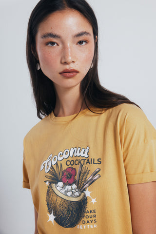 Camiseta Manga Corta con Gráfico