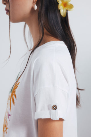 Camiseta Manga Corta con Gráfico