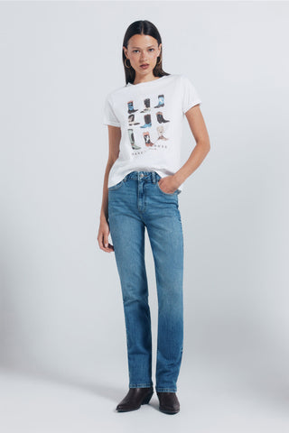 Camiseta Manga Corta con Gráfico