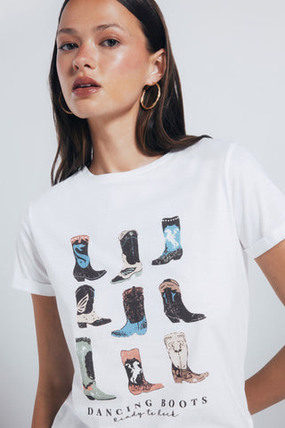 Camiseta Manga Corta con Gráfico