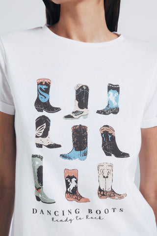 Camiseta Manga Corta con Gráfico