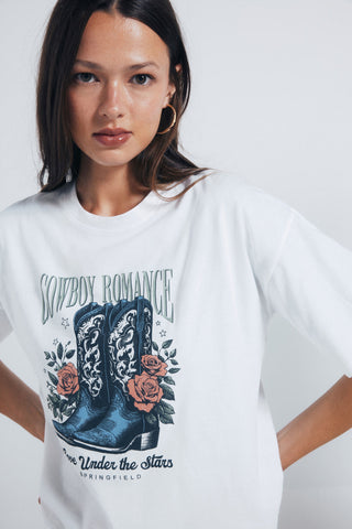 Camiseta Manga Corta con Gráfico