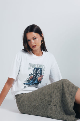 Camiseta Manga Corta con Gráfico