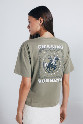 Camiseta Manga Corta con Gráfico