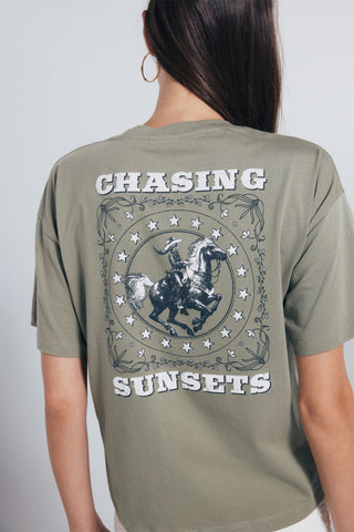 Camiseta Manga Corta con Gráfico