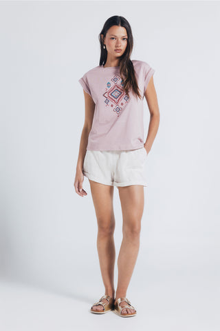 Camiseta Manga Corta con Gráfico