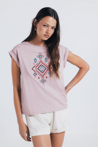 Camiseta Manga Corta con Gráfico