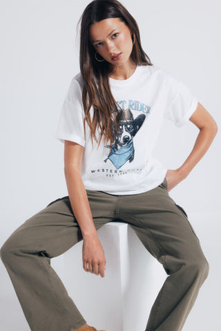 Camiseta Manga Corta con Gráfico Sweet Rider