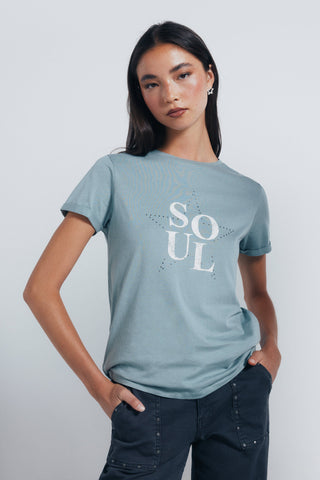 Camiseta Manga Corta con Gráfico