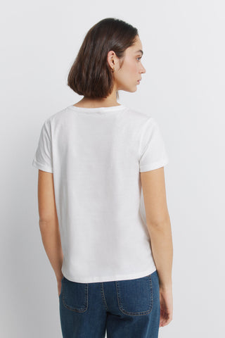 Camiseta Manga Corta con Gráfico Botas